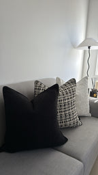 Black Boucle | Cushion Cover