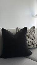 Black Boucle | Cushion Cover