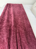Burgundy weave throw blanket
