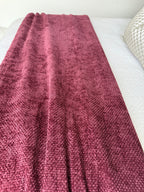Burgundy weave throw blanket