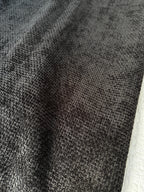 Black weave throw blanket