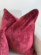 Burgundy haven cushion cover