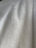 White weave throw blanket
