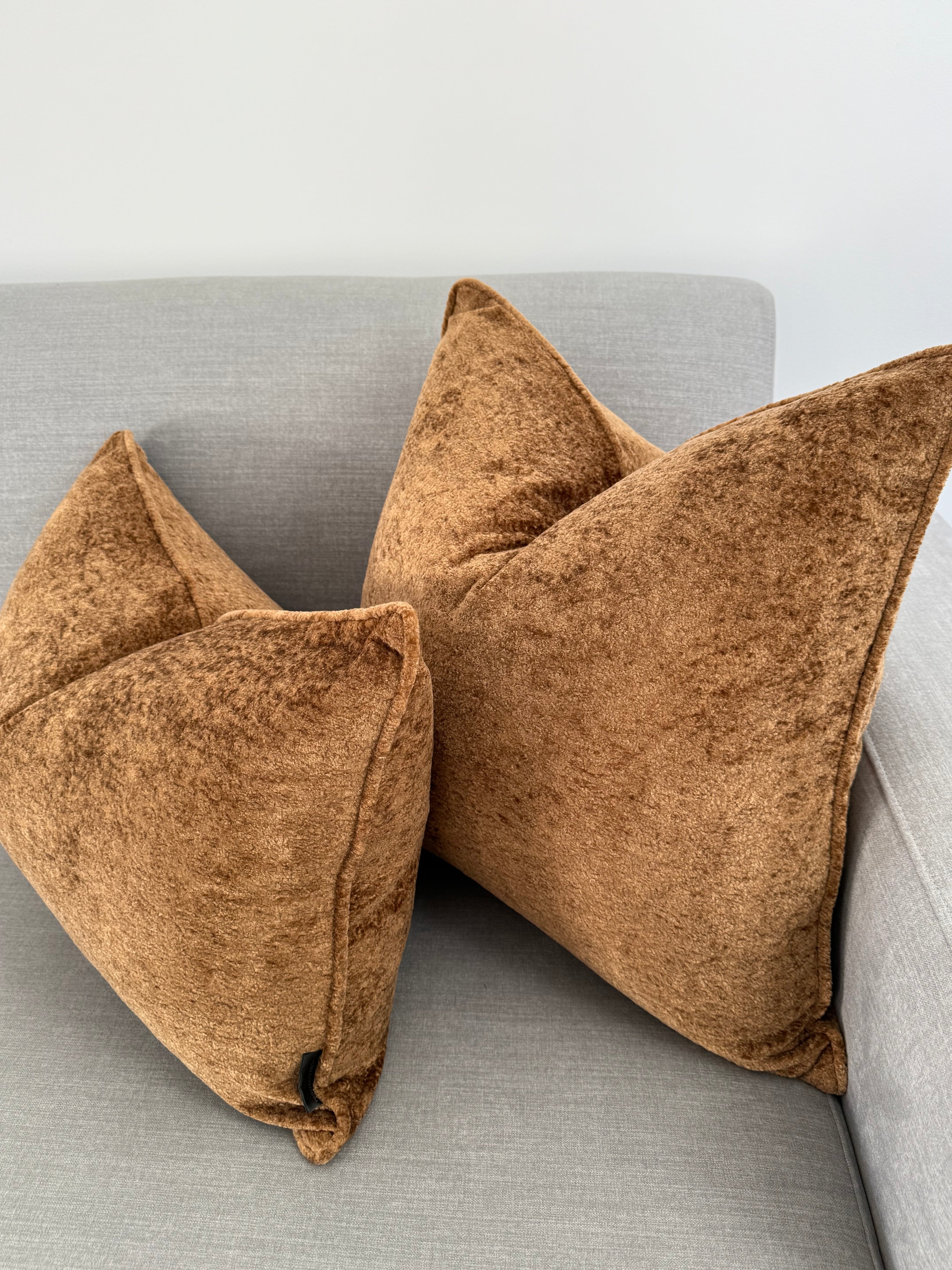 Brown haven cushion cover