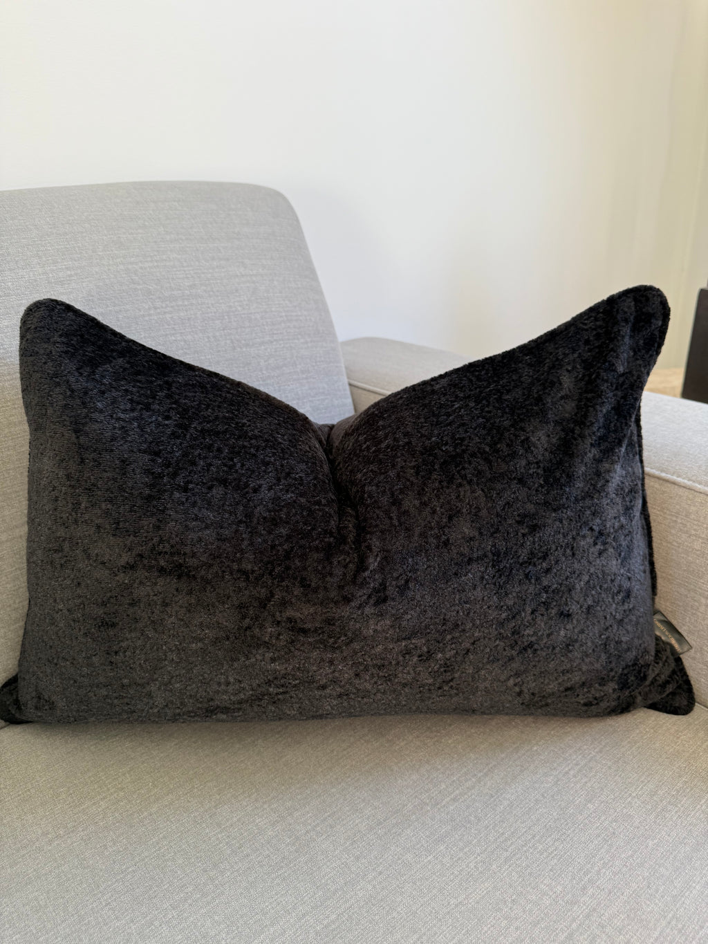 Black haven cushion cover