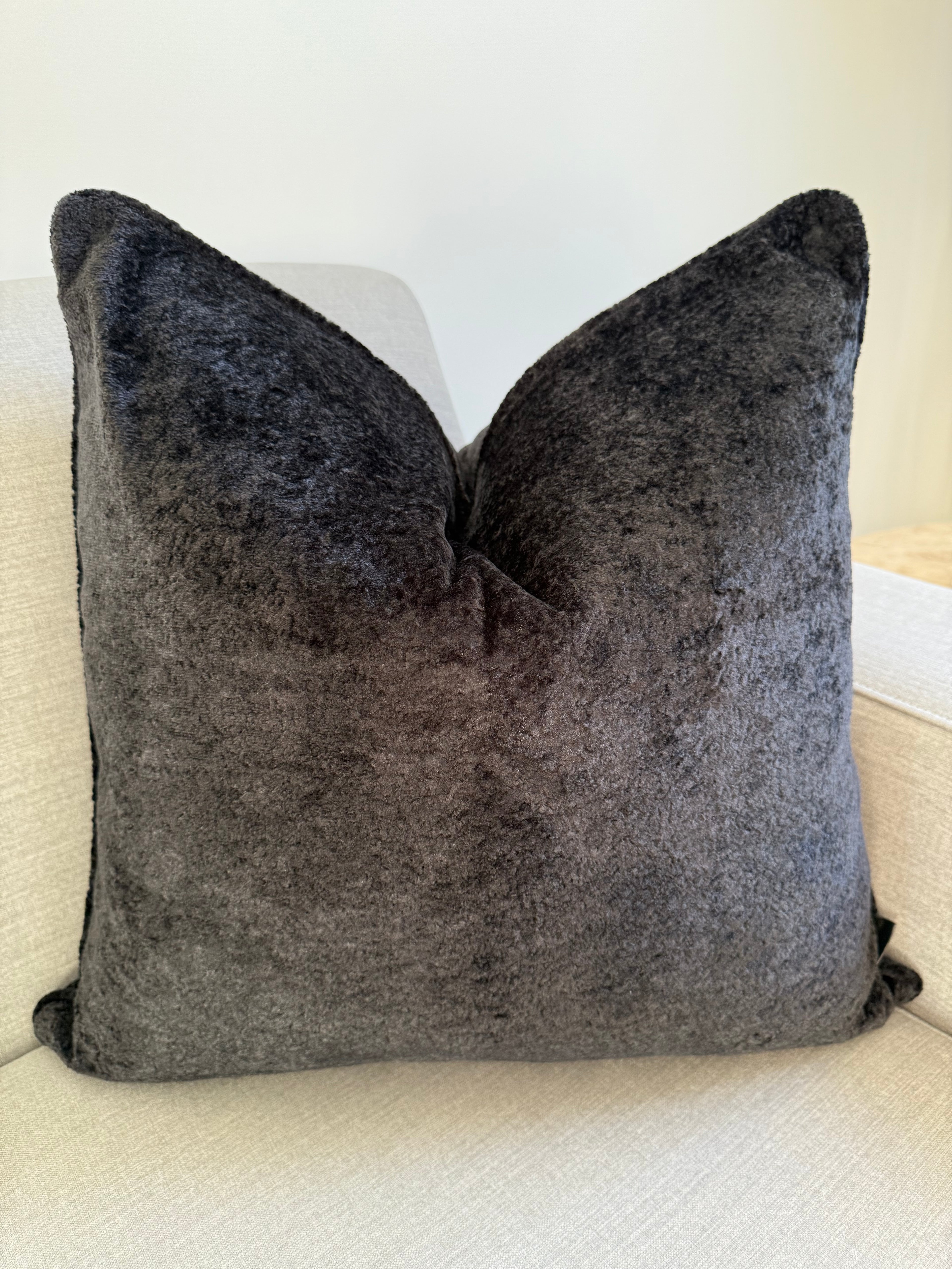 Black haven cushion cover
