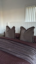 Chocolate brown throw blanket (PRE-ORDER)