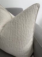 White elan cushion cover
