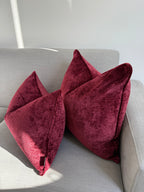 Burgundy haven cushion cover