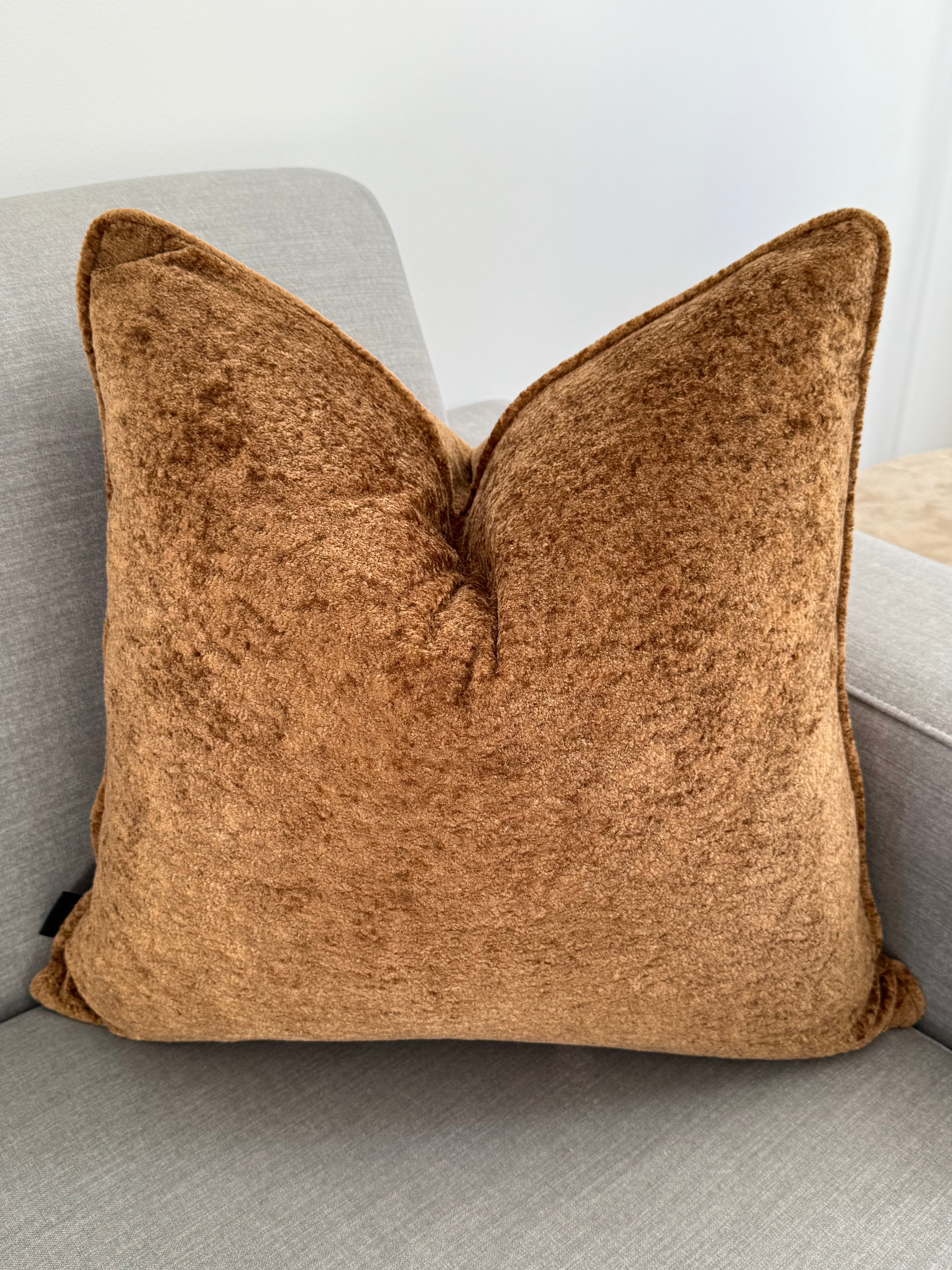 Brown haven cushion cover