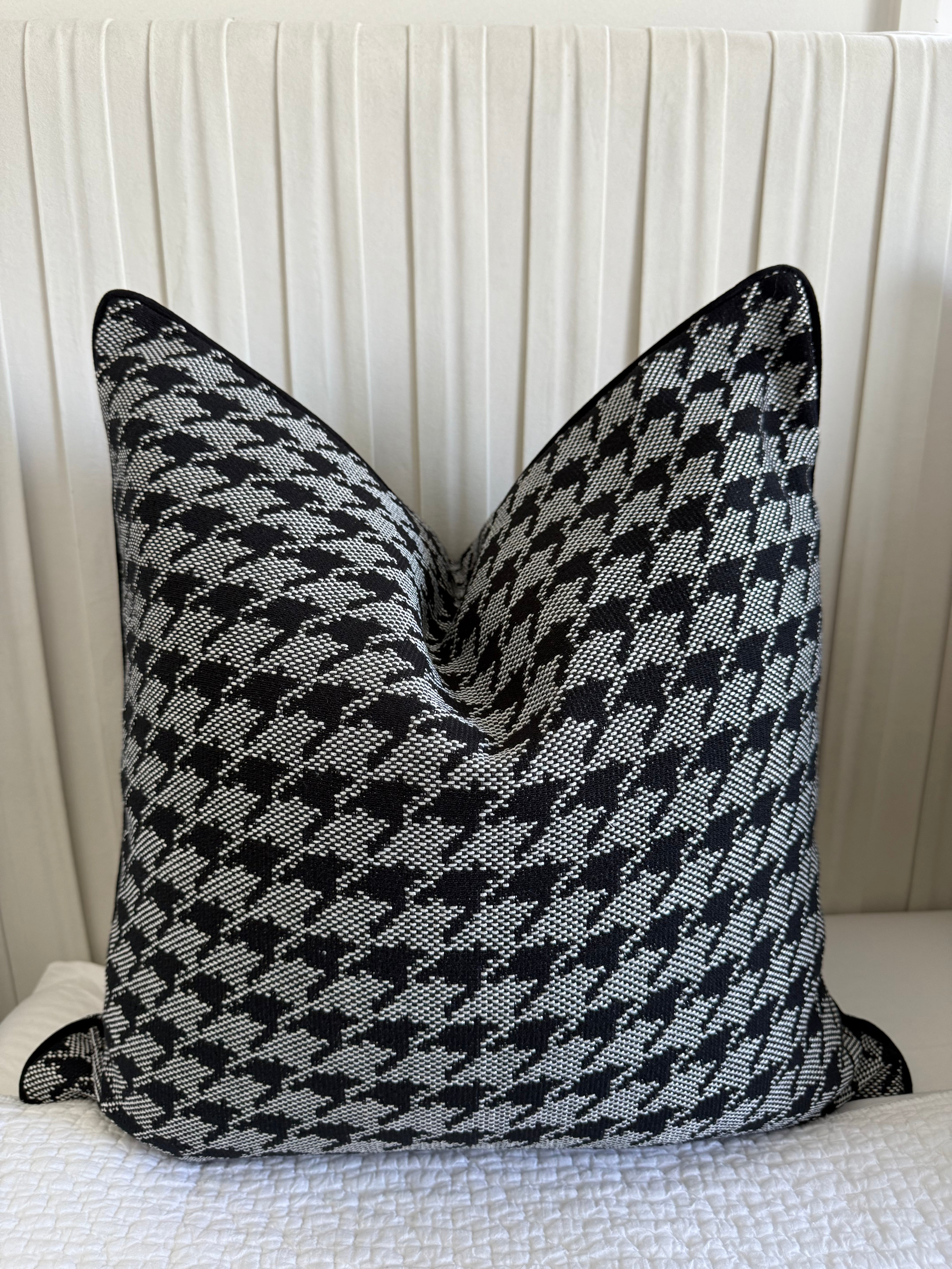 Chanel | Black & Grey Cushion Cover