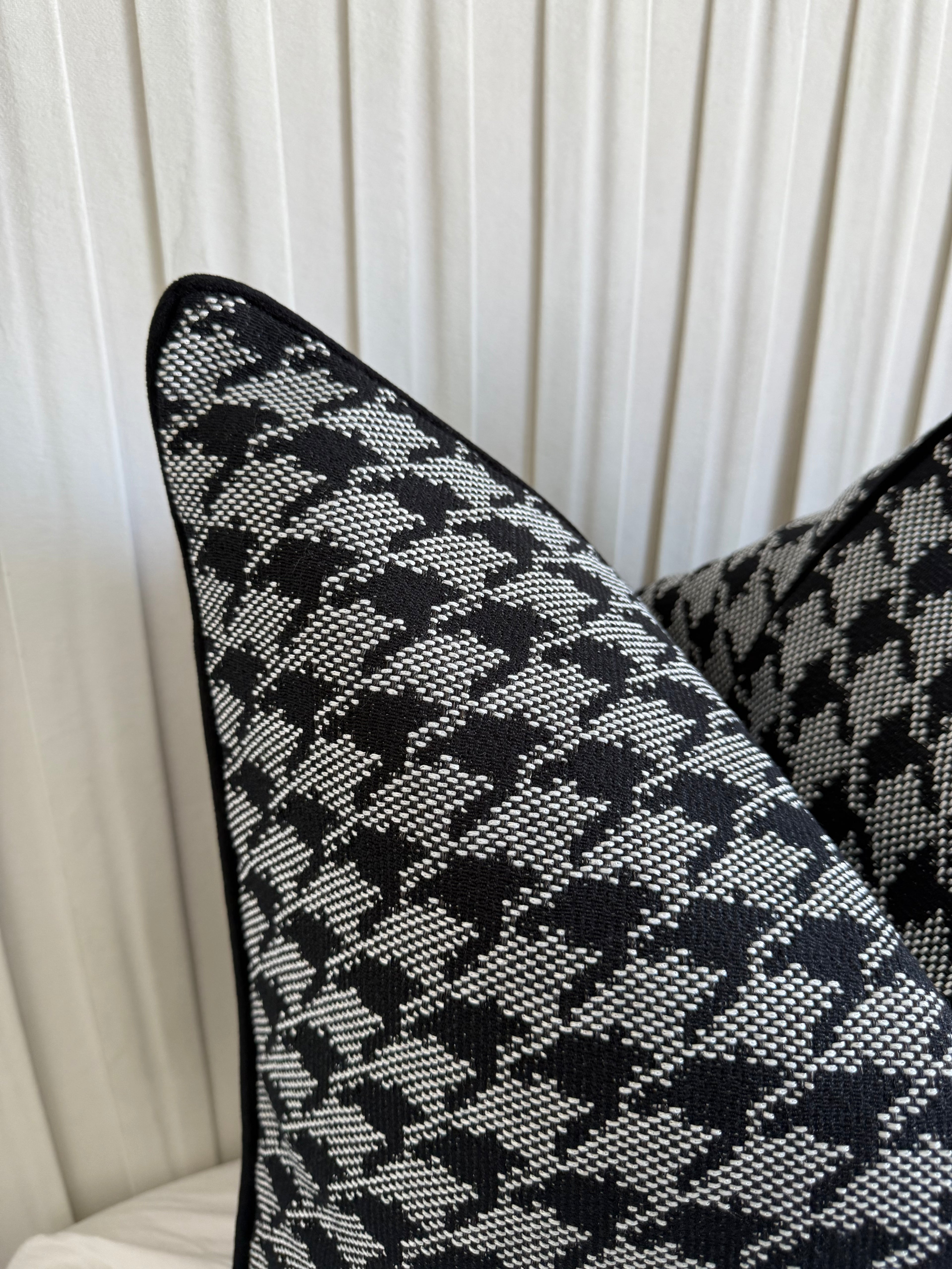 Chanel | Black & Grey Cushion Cover