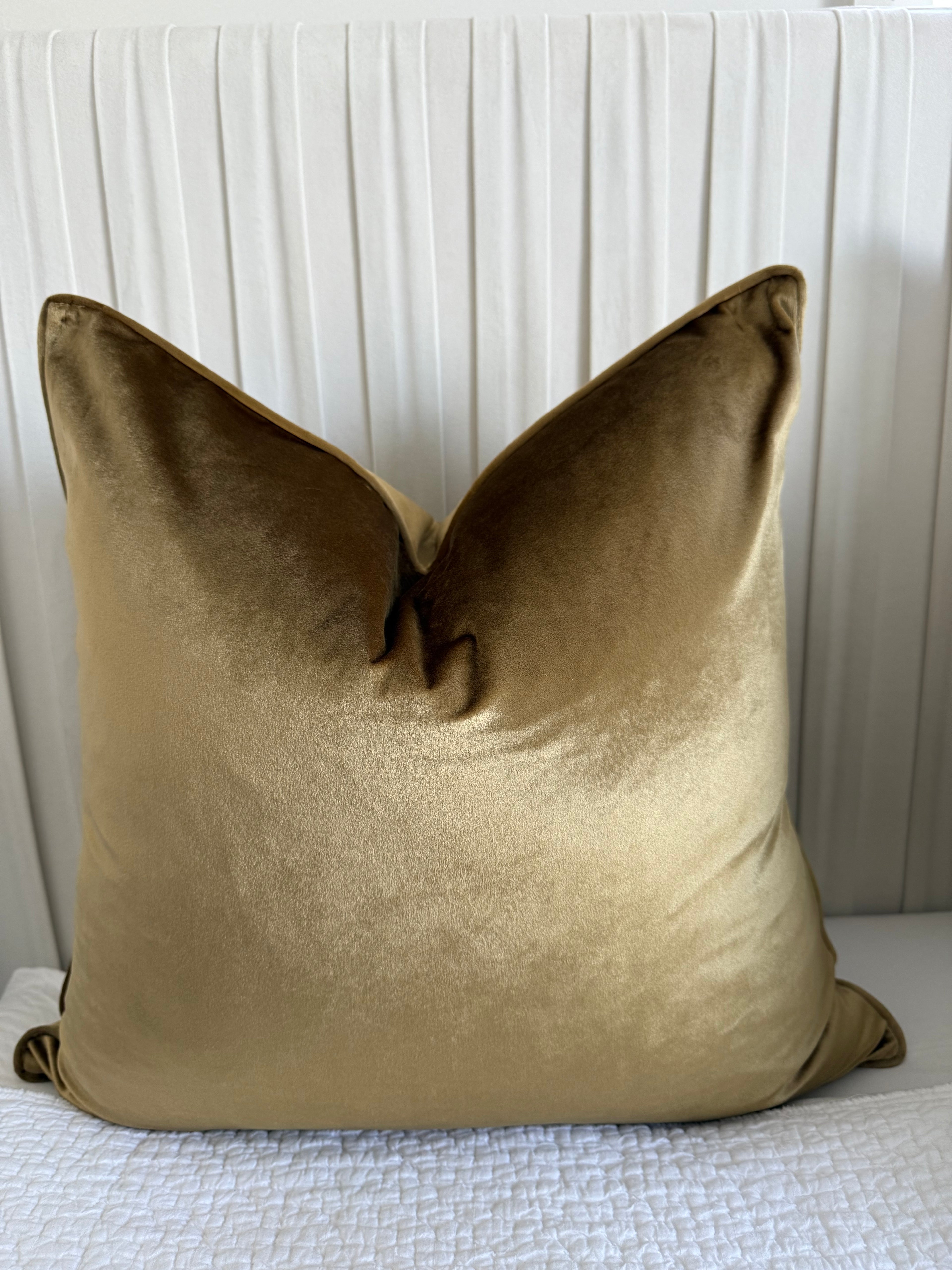 Gold | Luxury Velvet Cushion Cover