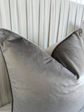 Silver | Luxury Velvet Cushion Cover