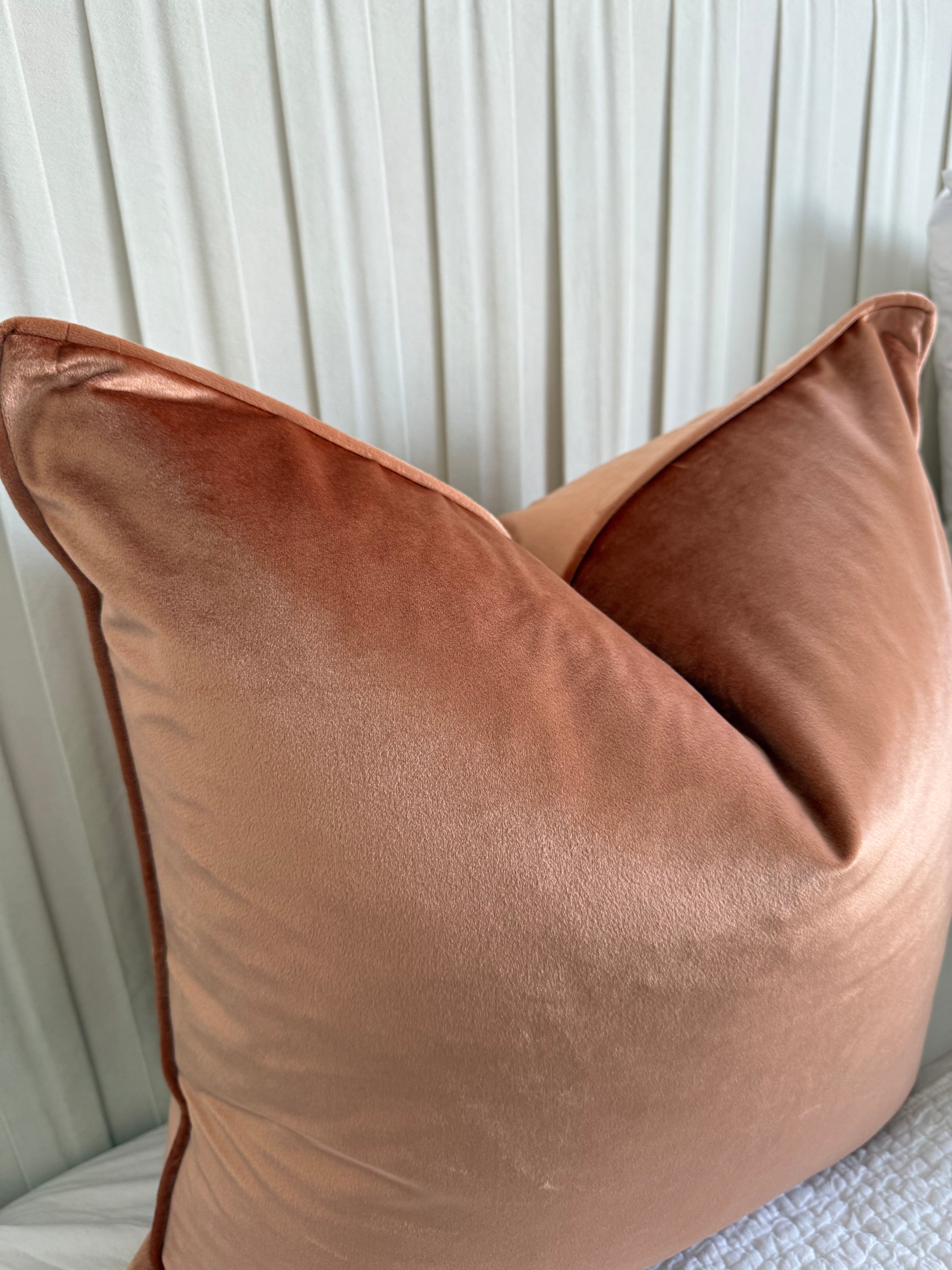 Coral | Luxury Velvet Cushion Cover