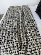 Noir Luxe Tweed | Throw Blanket