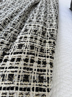 Noir Luxe Tweed | Throw Blanket