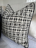 Noir Luxe Tweed | Cushion Cover