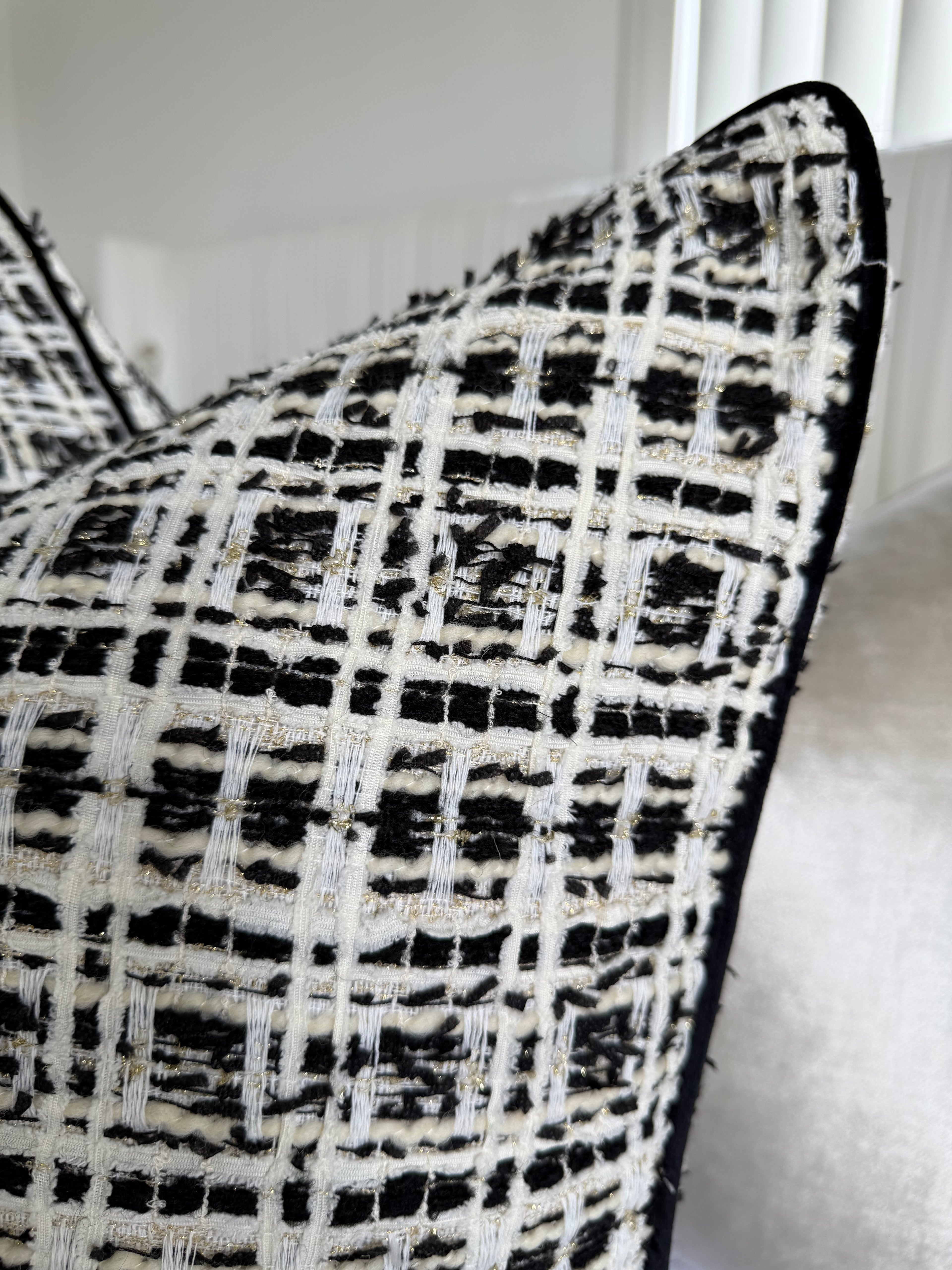 Noir Luxe Tweed | Cushion Cover