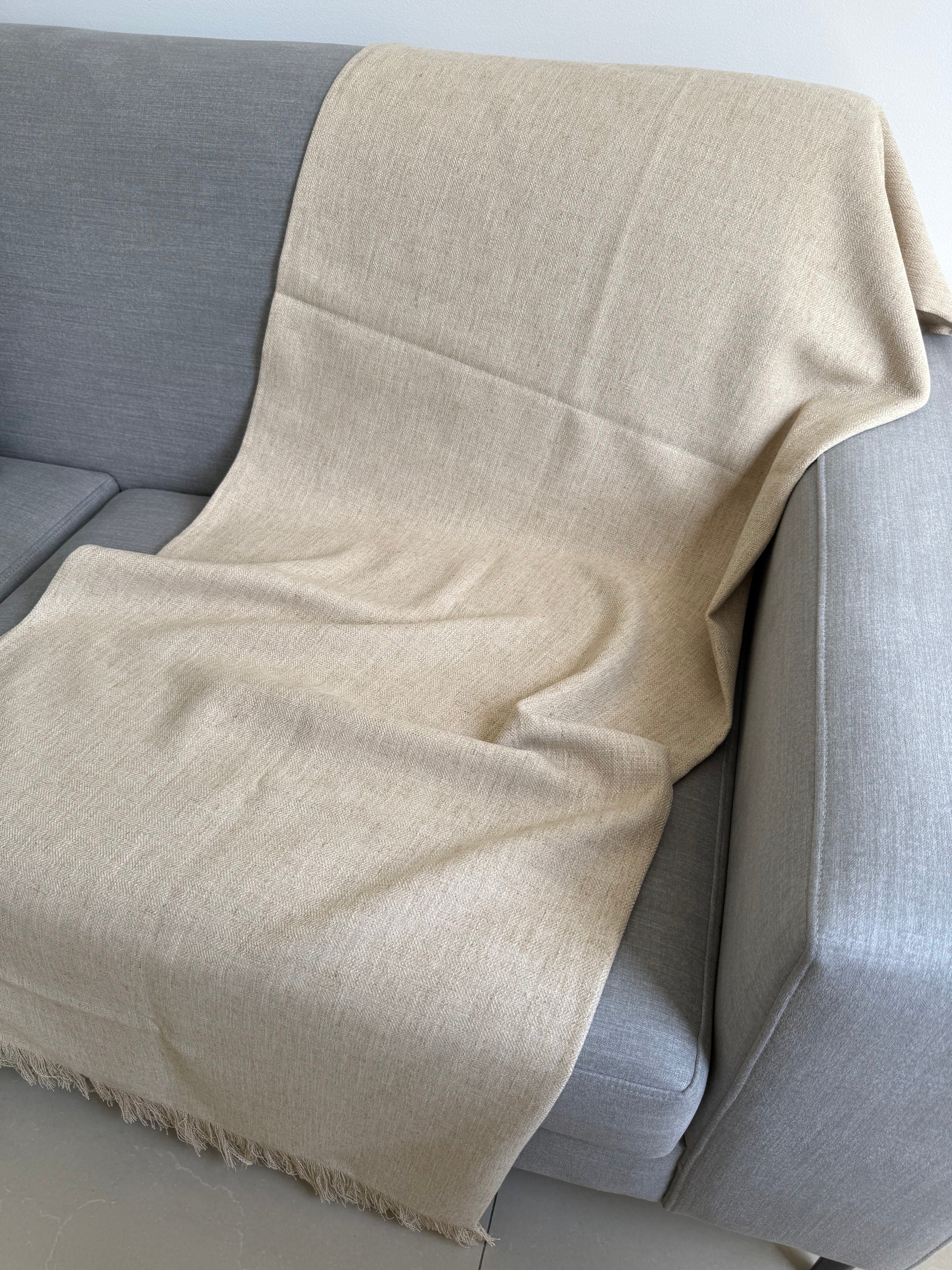 Oat | Throw Blanket