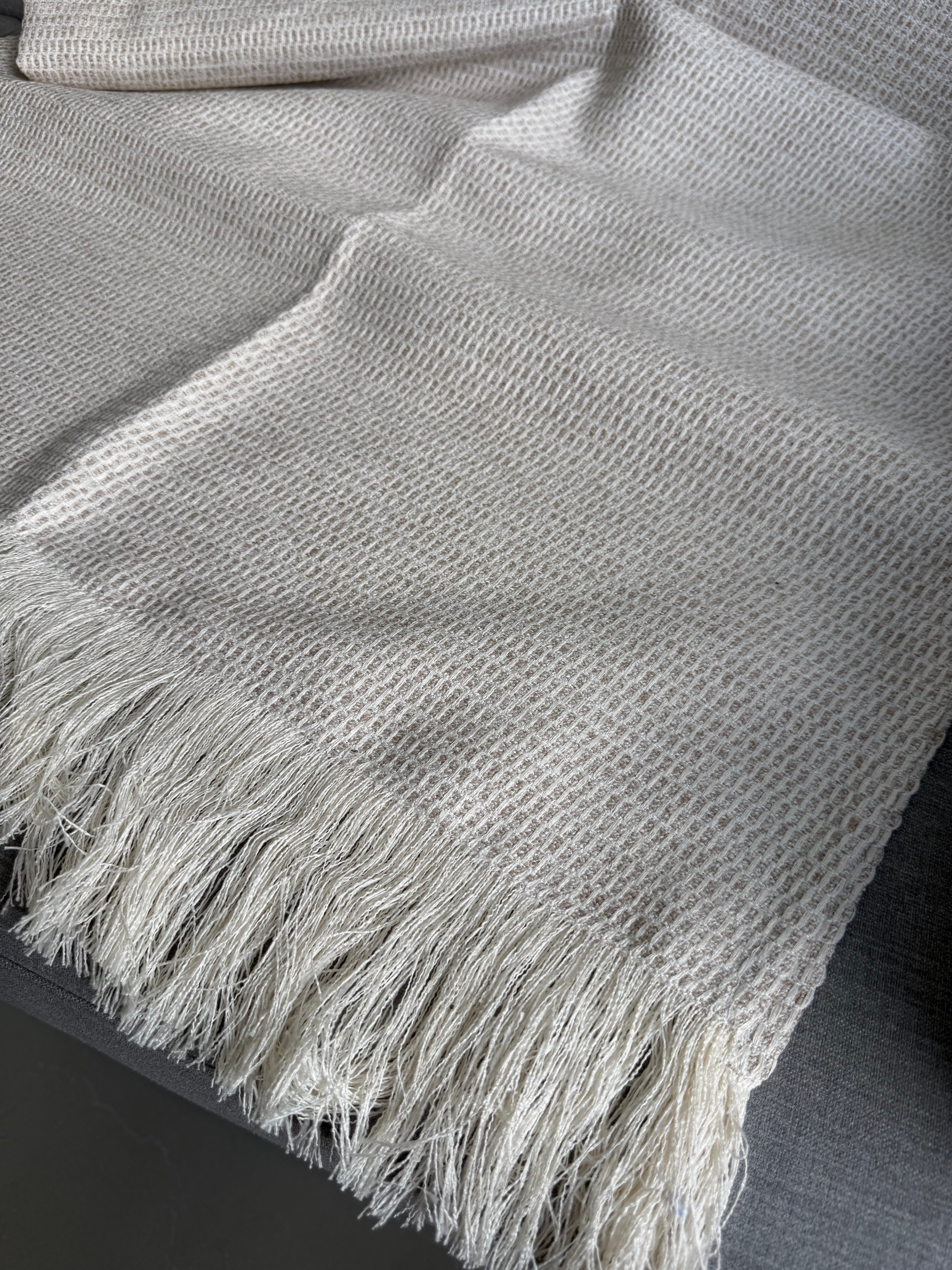 Almond | Throw Blanket