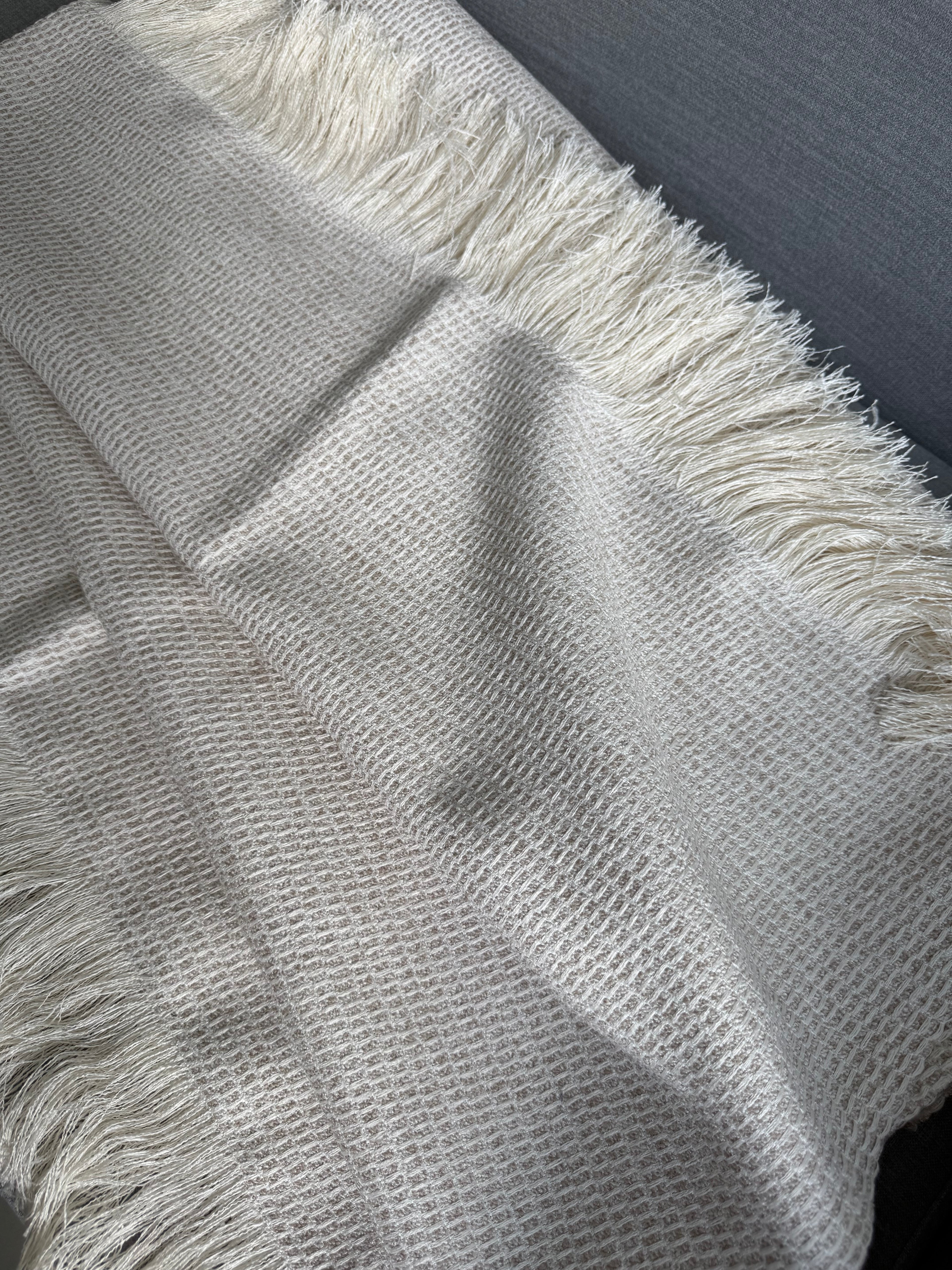 Almond | Throw Blanket