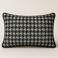 Chanel | Lumbar Black & Grey Cushion Cover