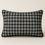 Chanel | Lumbar Black & Grey Cushion Cover